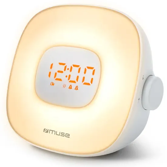 Radiobudzik Muse ML-198 CR Biały