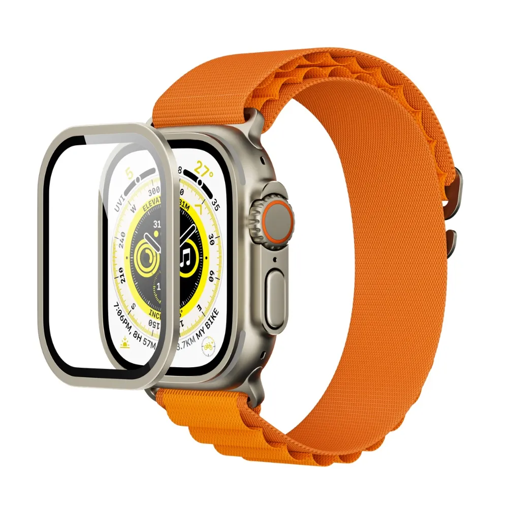 Szkło hartowane Yaxo AR Superhard Armor Glass do Apple Watch Ultra 1/2/3 Szary