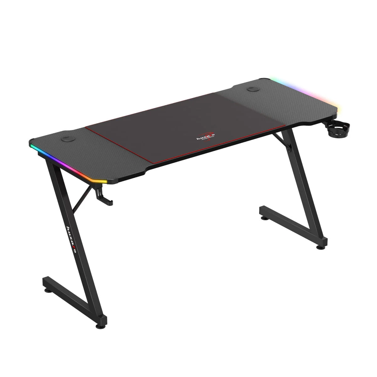 Biurko Huzaro Hero 3.3 RGB 140cm Czarny