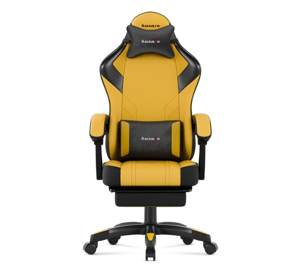Huzaro Force 3.7 Yellow Gamingowy do 140kg Tkanina Żółto-czarny