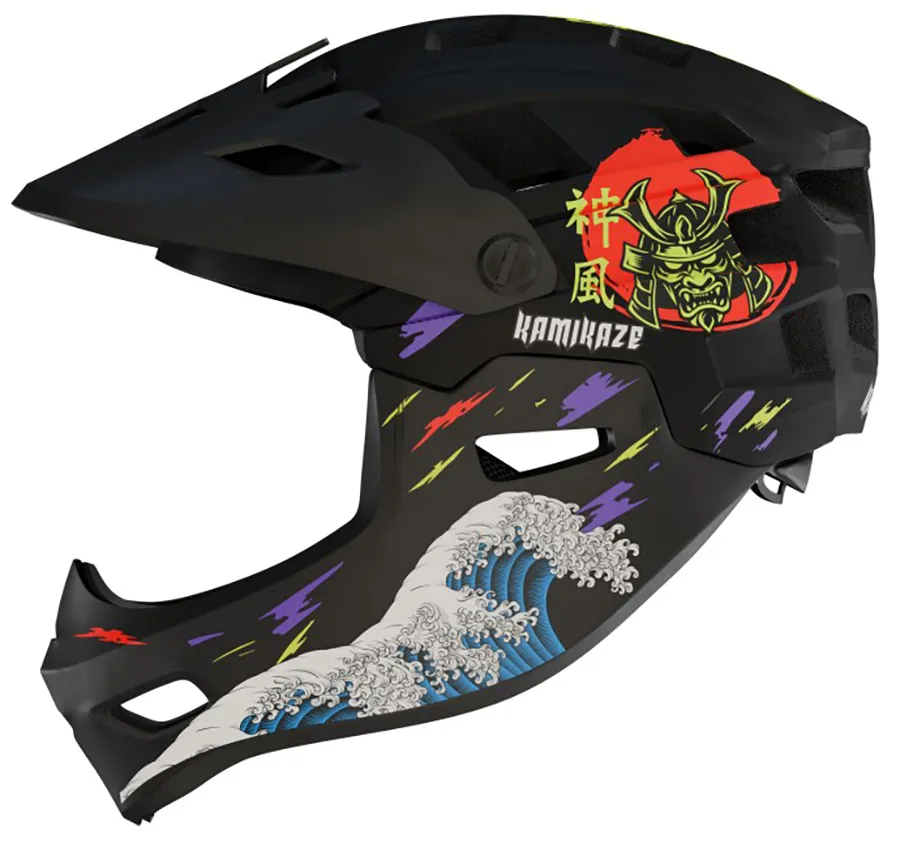 Kask Kamikaze RONIN Wave Black M Czarny
