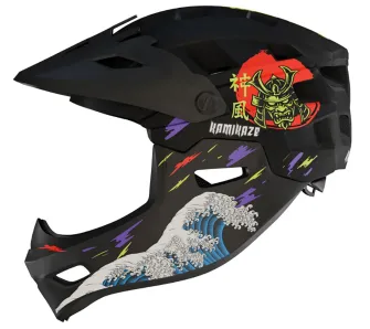 Kask Kamikaze RONIN Black Wave M Czarny