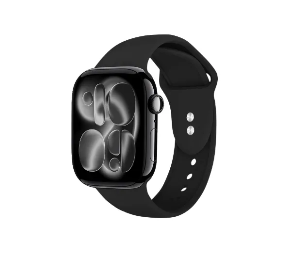 Crong Liquid do Apple Watch 44/45/46/49mm Czarny