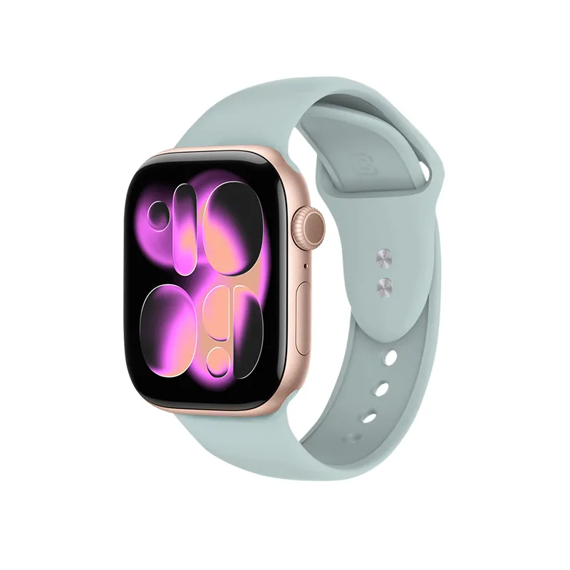 Pasek Crong Liquid do Apple Watch 38/40/41/42mm Miętowy