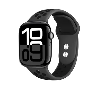 Pasek Crong Duo Sport do Apple Watch 38/40/41/42mm Szaro-Czarny