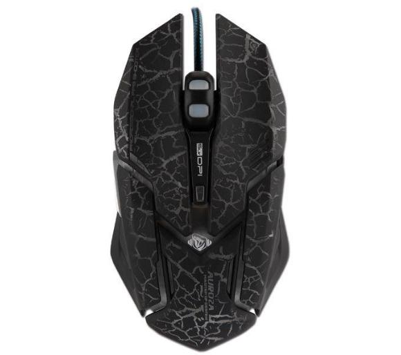 mysz komputerowa E-BLUE Auroza Gaming EMS639 (czarna/paski)