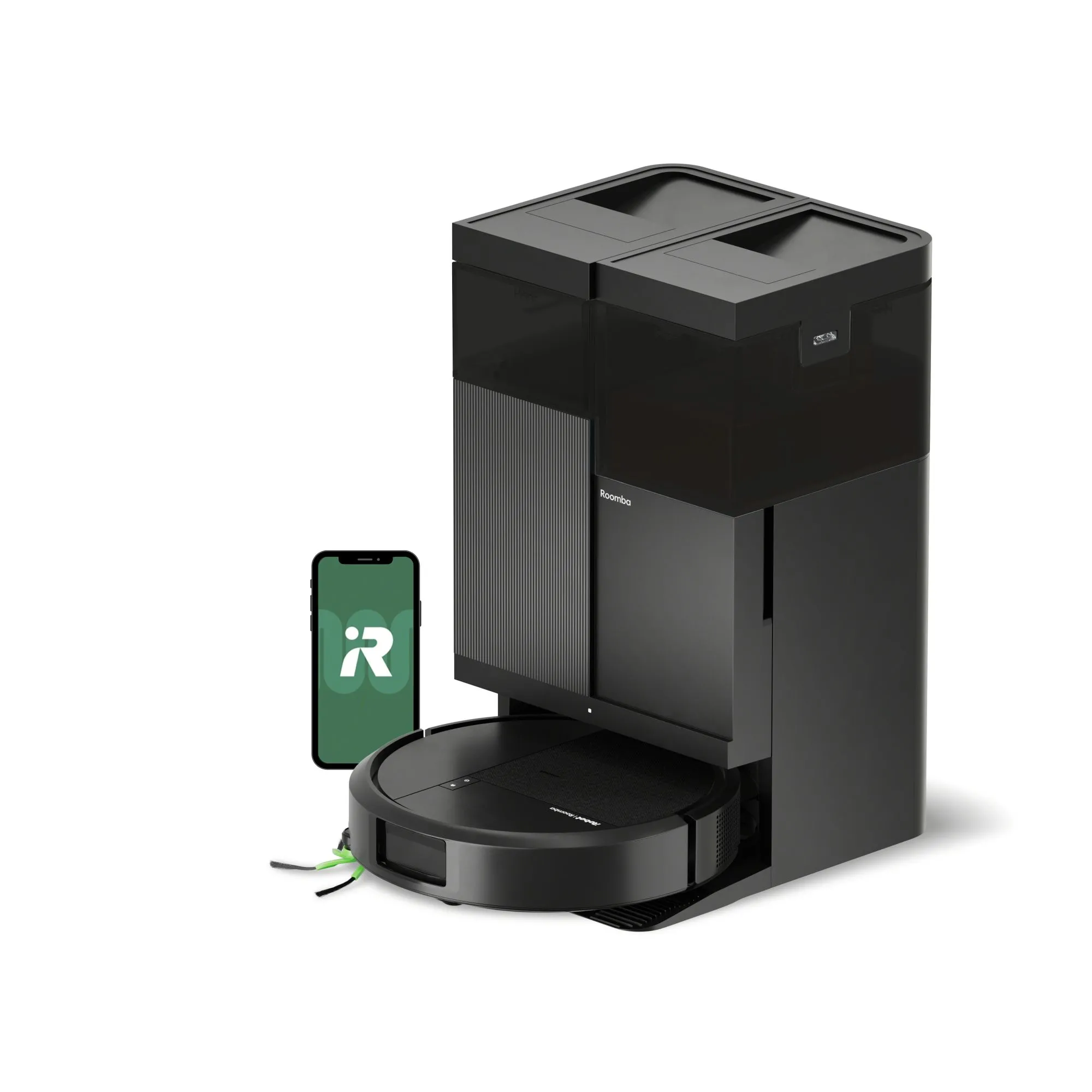 Robot sprzątający iRobot Roomba 515 Combo Funkcja mopowania Stacja oczyszczająca Tworzenie mapy pomieszczenia 70dB Funkcje AI Czarny