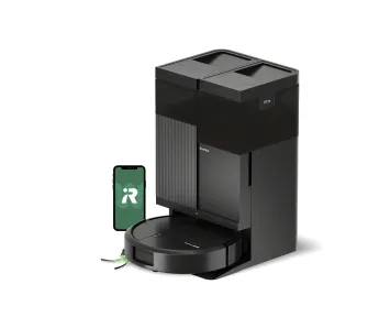 Robot sprzątający iRobot Roomba 515 Combo Funkcja mopowania Stacja oczyszczająca Tworzenie mapy pomieszczenia 70dB Funkcje AI Czarny