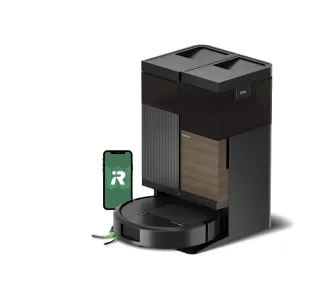 Robot sprzątający iRobot Roomba 575 Combo Funkcja mopowania Stacja oczyszczająca Tworzenie mapy pomieszczenia Funkcje AI Czarny