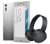 Smartfon Sony Xperia XZ (platynowy) + słuchawki MDR-XB950N1