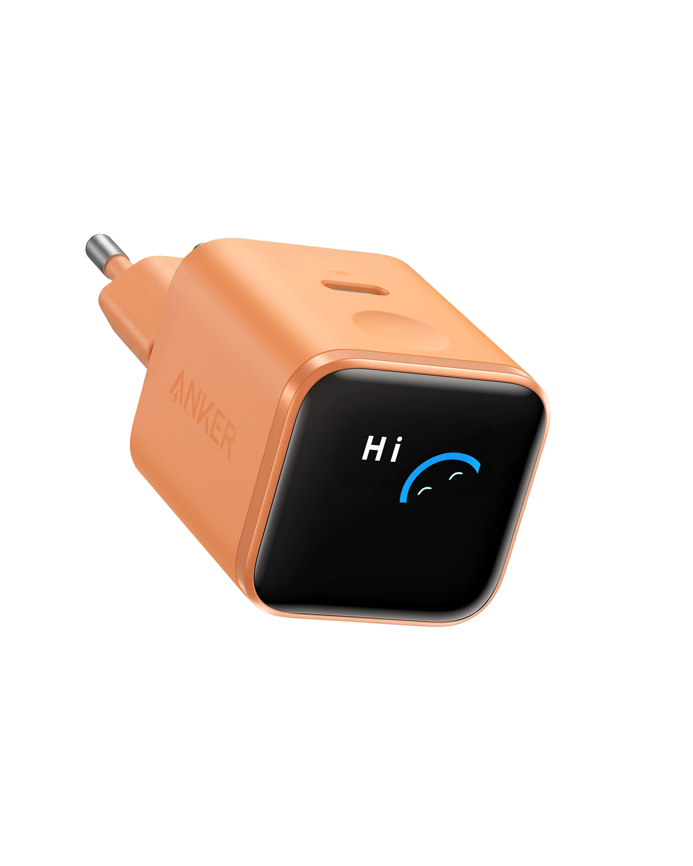 Ładowarka sieciowa Anker Nano A121DGO1 z inteligentnym wyświetlaczem USB-C 45W Pomarańczowy