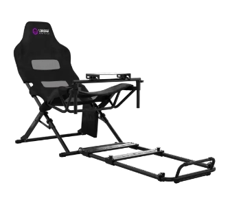 Fotel Lorgar FLEX RAF1 Sim Racing Cockpit do 120kg Tkanina Czarny