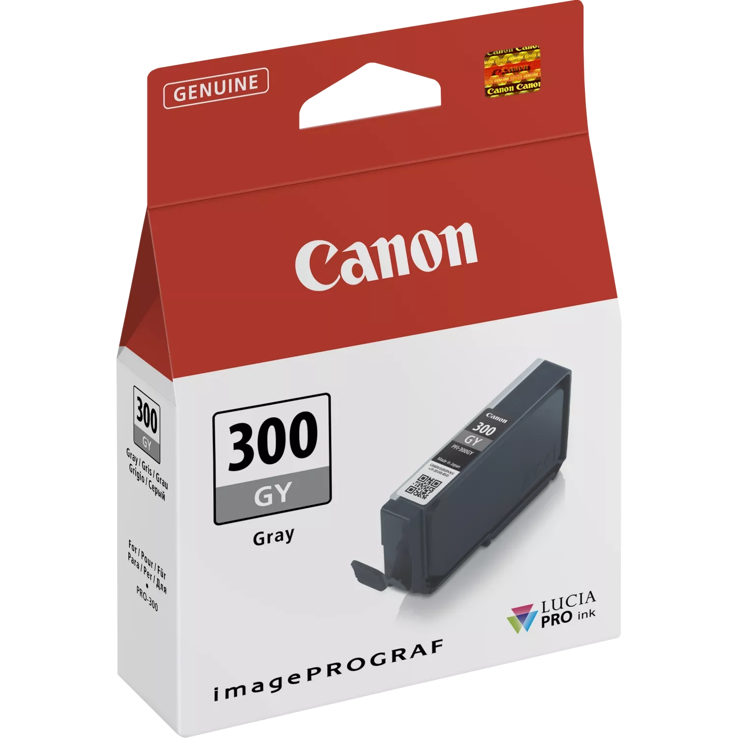 Tusz Canon PFI-300GY Szary 14,4 ml