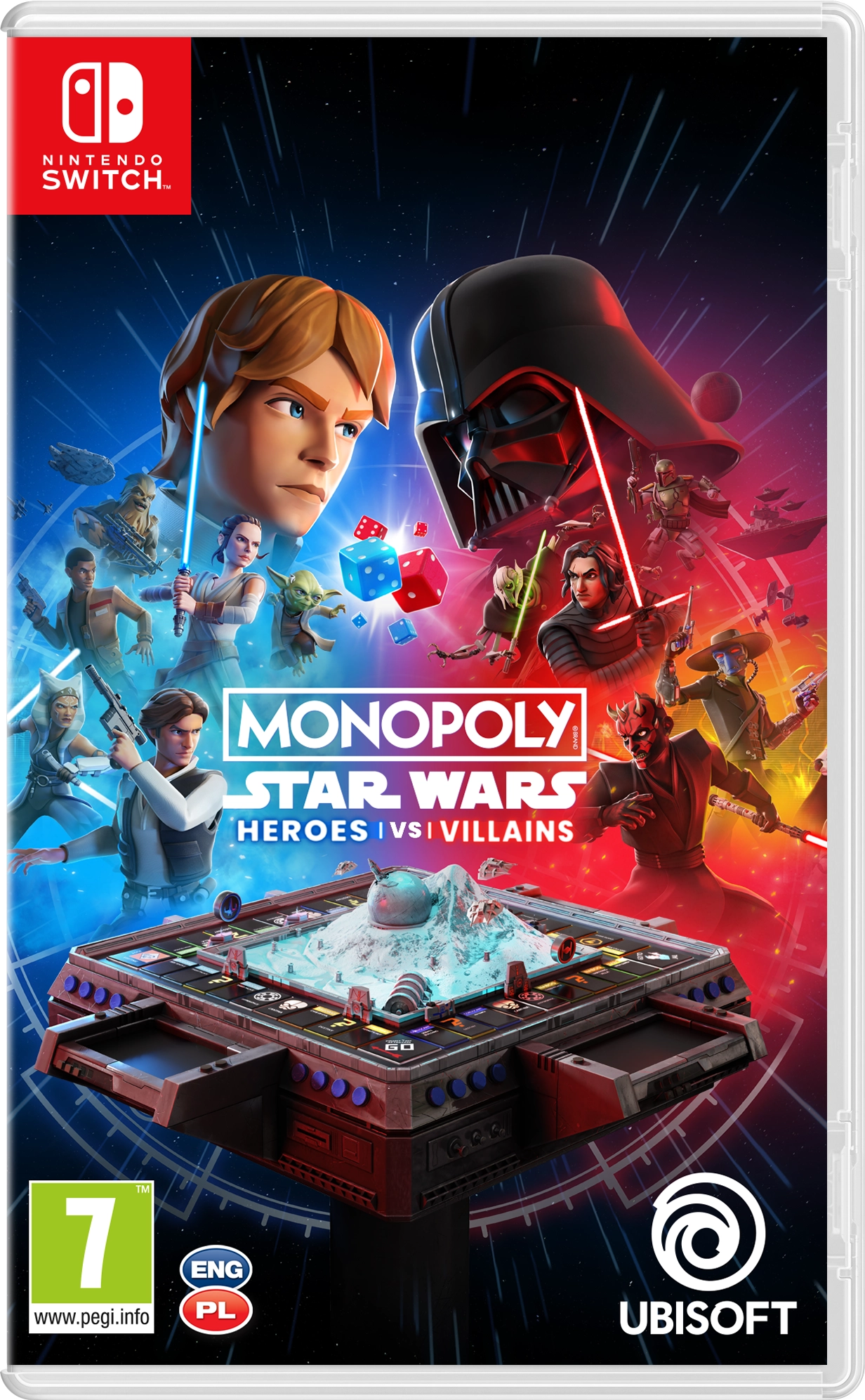 Monopoly Star Wars Heroes vs Villains Gra Nintendo Switch