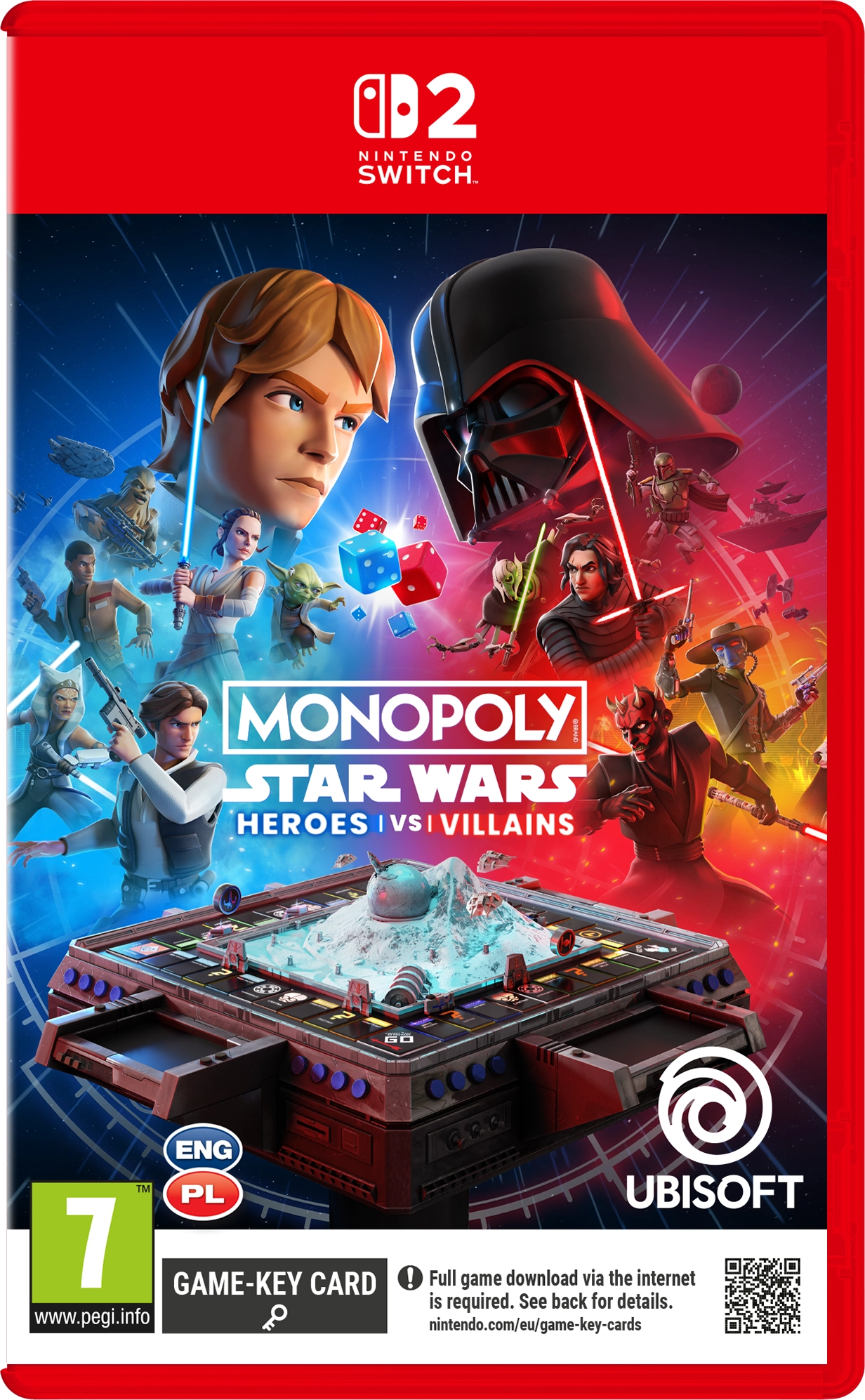 Monopoly Star Wars Heroes vs Villains Gra na Nintendo Switch 2