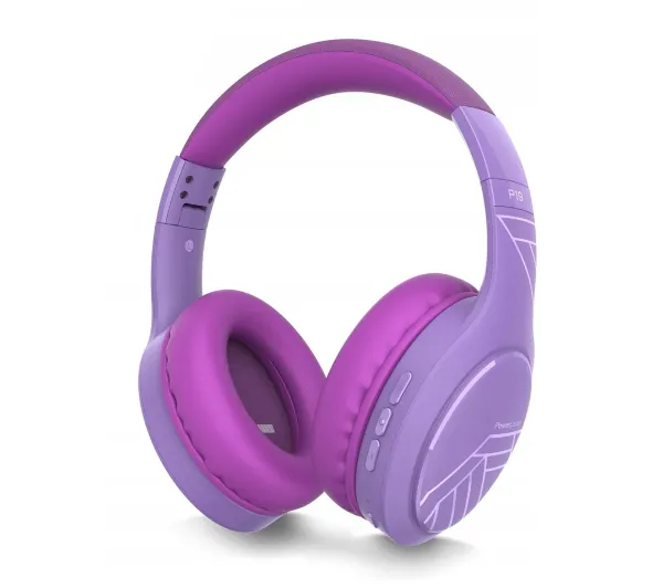 PowerLocus P19 Purple Nauszne Bluetooth 5.3 Fioletowy