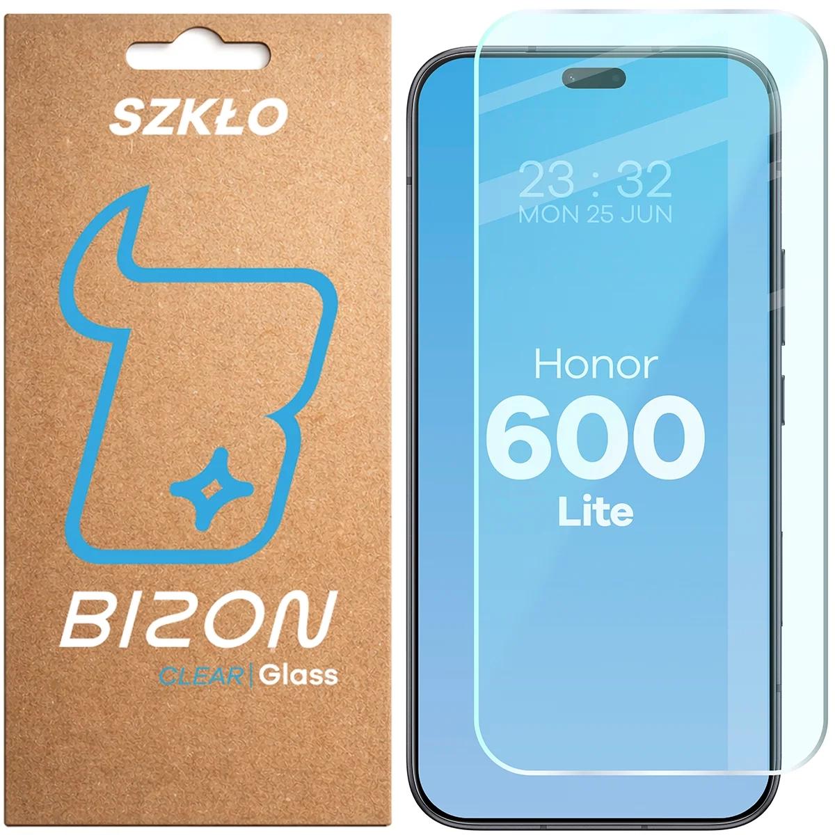 Szkło hartowane Bizon na ekran Glass Clear do Honor 600 Lite 5G