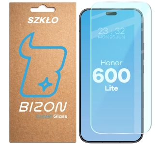 Szkło hartowane Bizon na ekran Glass Clear do Honor 600 Lite 5G