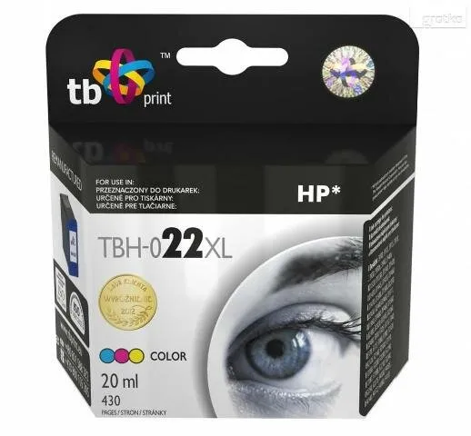Tusz TB Print TBH-022XL (zamiennik 22XL) Kolor 20 ml