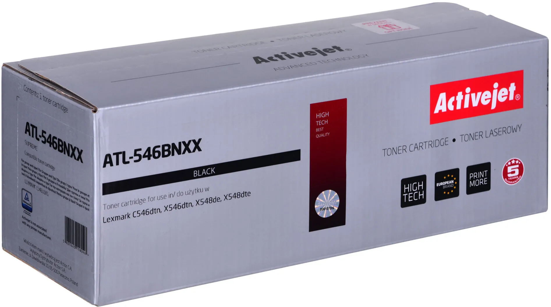 Toner ActiveJet ATL-546BNXX (zamiennik C546U1KG) Czarny