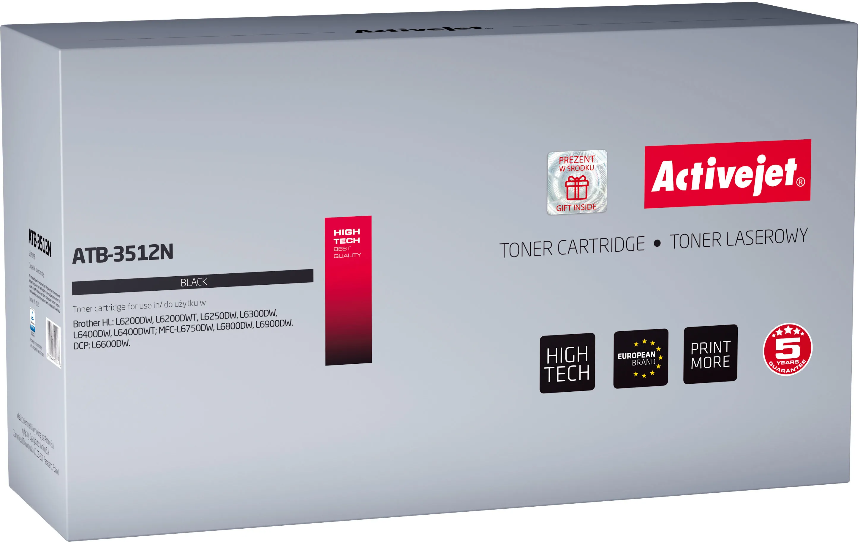 Toner ActiveJet ATB-3512N (zamiennik TN-5312) Czarny