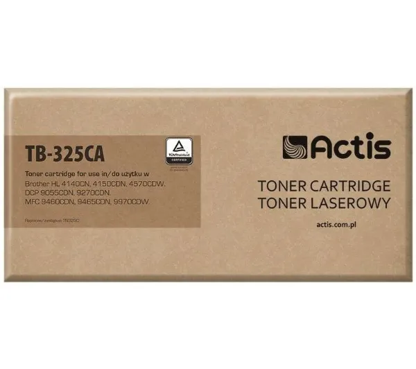 Actis TB-325CA Toner do drukarki Brother, Zamiennik Brother TN-325C;  Standard;  3500 stron;  błękitny.