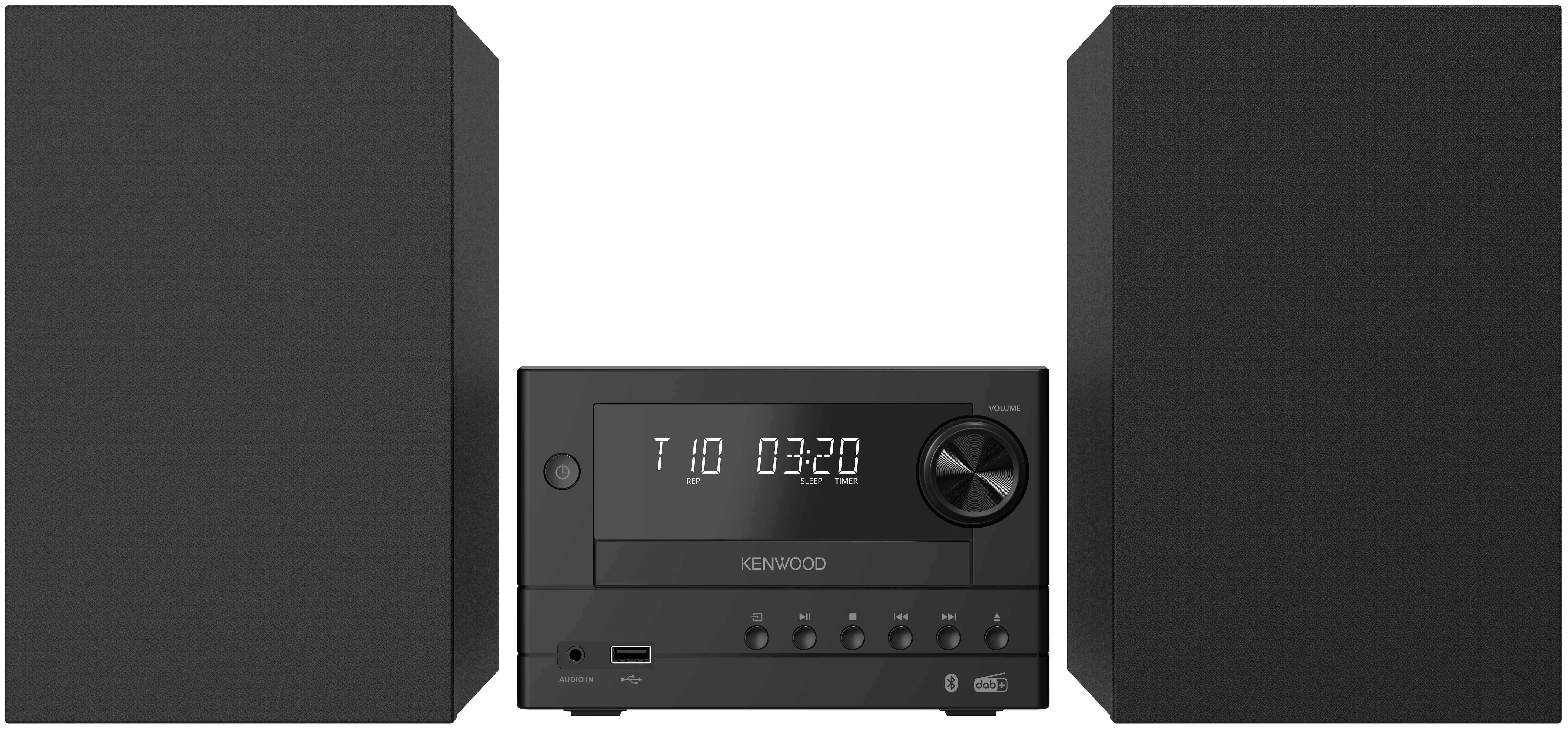 Wieża Kenwood M-450DAB Bluetooth Radio FM DAB+ Czarny