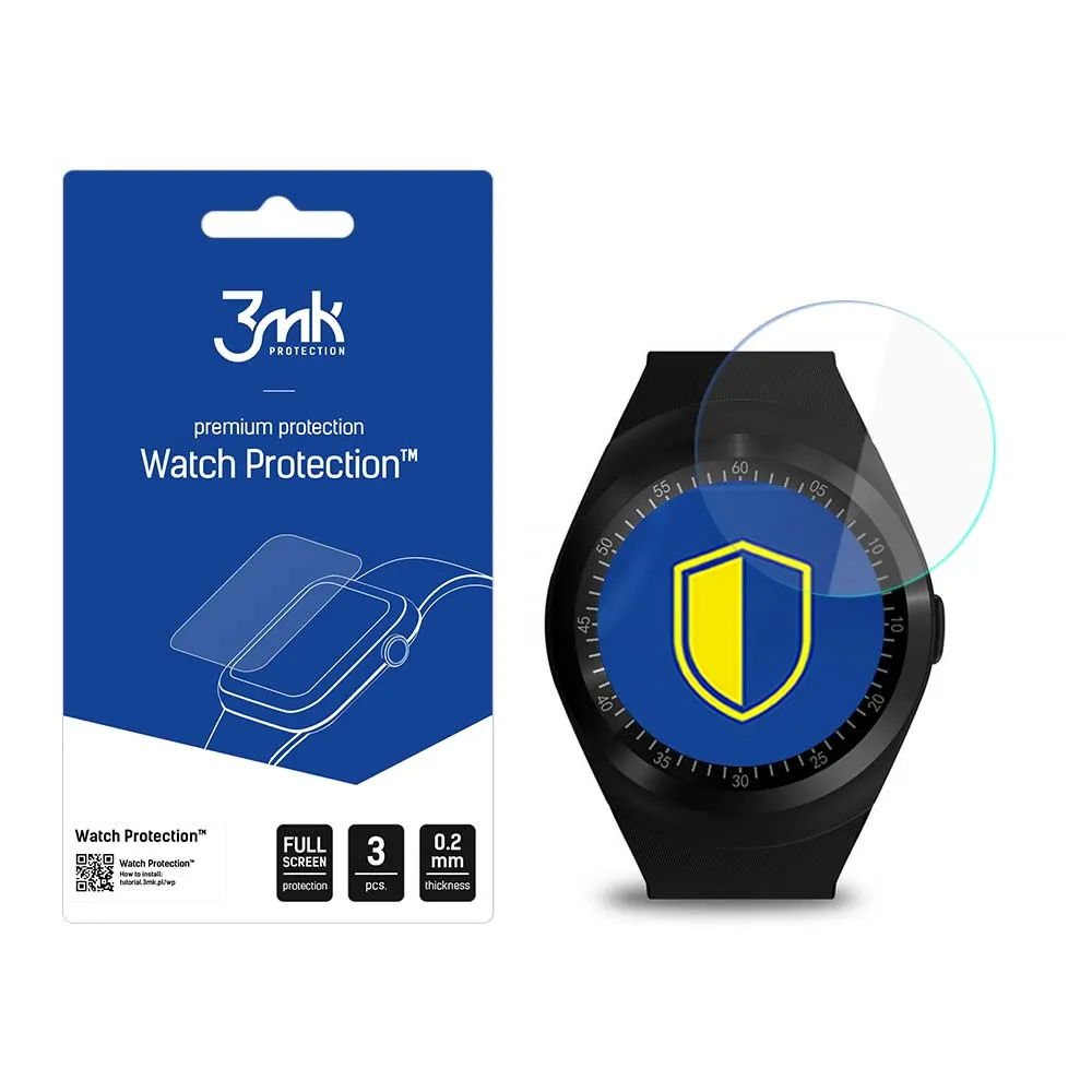 Szkło hybrydowe 3mk Watch Protection FlexibleGlass do Media-Tech Round Watch GSM MT855