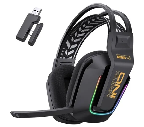 Onikuma GT828 Profesjonalne Słuchawki Gamingowe Rgb Dla Graczy Bt Usb