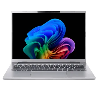 Laptop Acer Aspire 14 AI A14-61M OLED 14" Ryzen AI 7 350 16GB RAM 1TB Dysk SSD Win11 Srebrny Funkcje AI