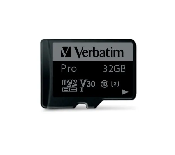 Verbatim Pro microSDHC 32GB + Adapter