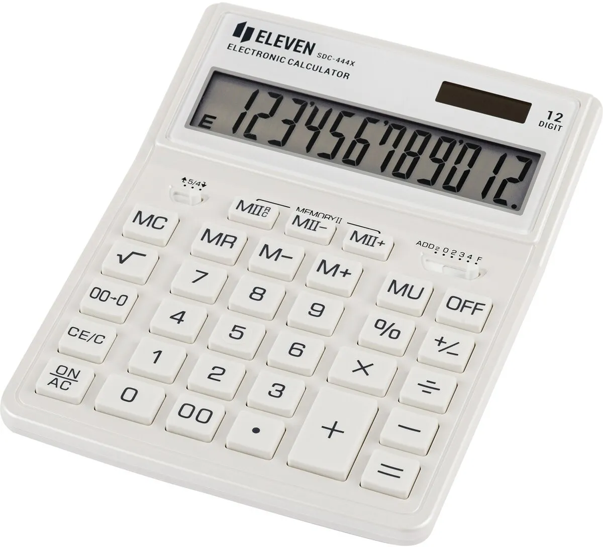 Kalkulator Eleven SDC444XRWHE Biały