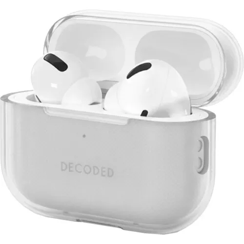 Etui na słuchawki Decoded Silicone Aircase do Apple Airpods Pro 3 Przezroczysty