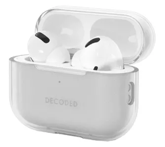 Etui na słuchawki Decoded Silicone Aircase do Apple Airpods Pro 3 Przezroczysty