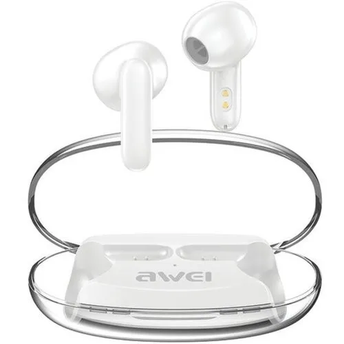 Słuchawki bezprzewodowe Awei T85 ENC TWS Douszne Bluetooth 5.3 Biały