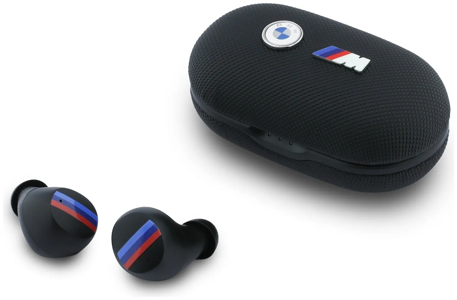 Słuchawki bezprzewodowe BMW M Metal Logo Dokanałowe Bluetooth 5.3 Czarny