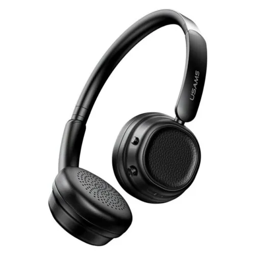 Słuchawki bezprzewodowe USAMS SR01 Nauszne ANC Bluetooth Czarny