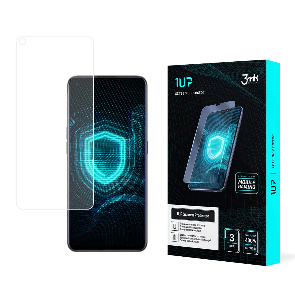 Folia ochronna 3mk 1UP protector ekranu 3 sztuki do OnePlus Nord CE 2 5G