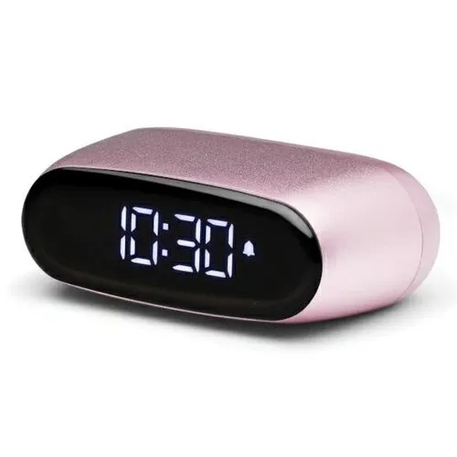 Budzik Lexon Minut Lght Pink LR154LP Jasnoróżowy