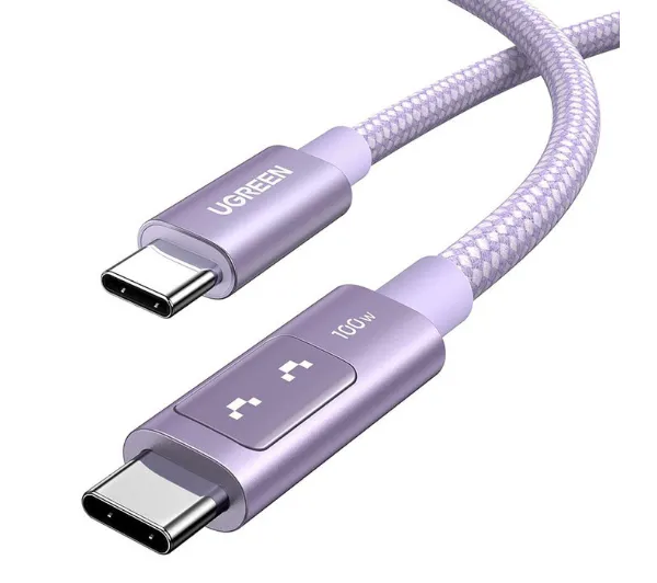 UGREEN 53109 USB-C do USB-C 100W 2m Fioletowy