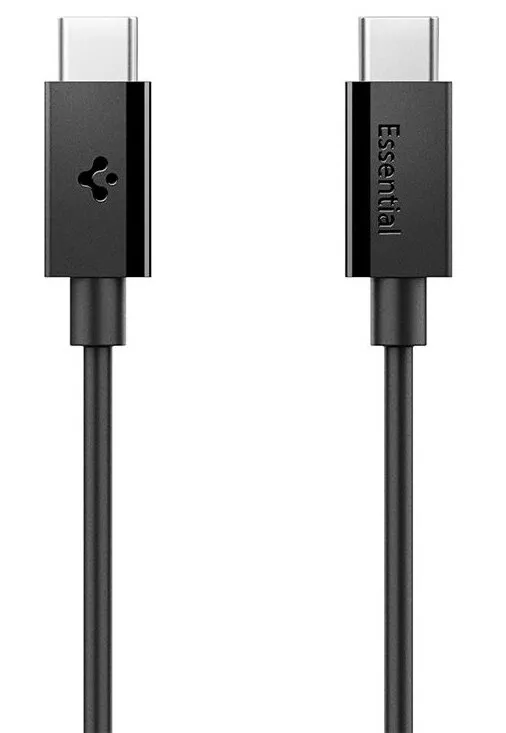 Kabel Spigen USB-C - USB-C EB6020CC Essential 60W 2 m Czarny