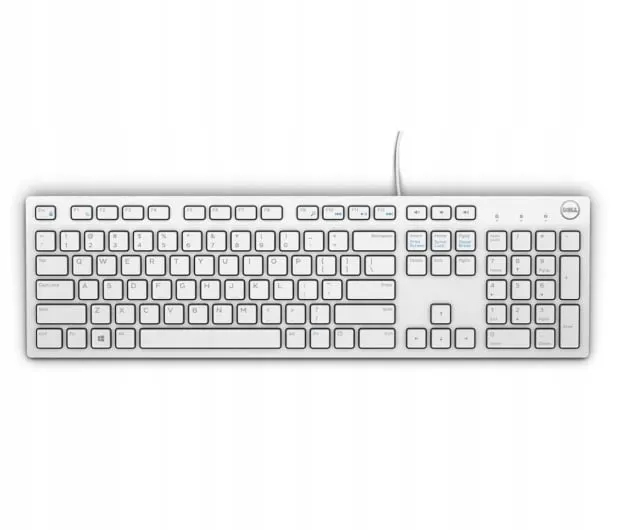 Klawiatura membranowa Dell KB216 Biały