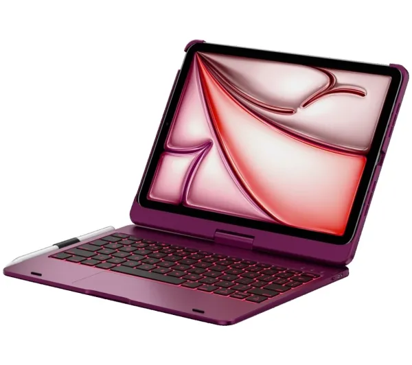 Typecase Edge z klawiaturą do iPad Air 11" Malinowy