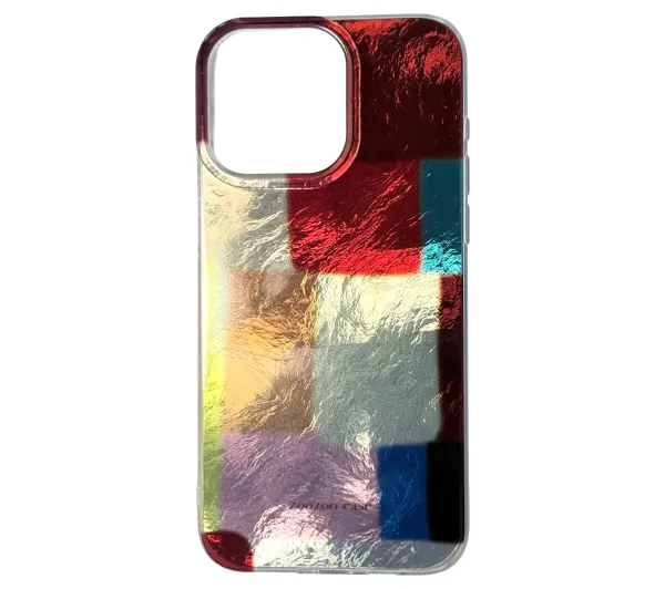 Phoneskin Kolorowa Kratka do iPhone 15 Pro Max Kolorowy