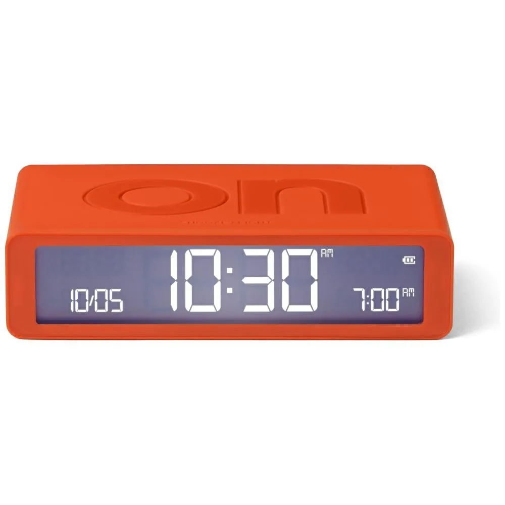 Budzik Lexon Flip Classic Orange LR157O1 Pomarańczowy