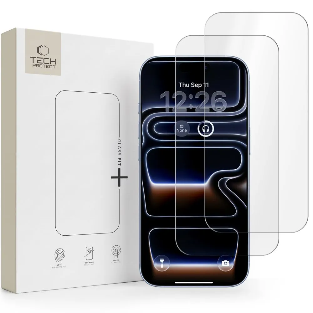 Szkło hartowane Tech-Protect Glass Fit+ do iPhone 18 Pro Max / 17 Pro Max / 16 Pro Max