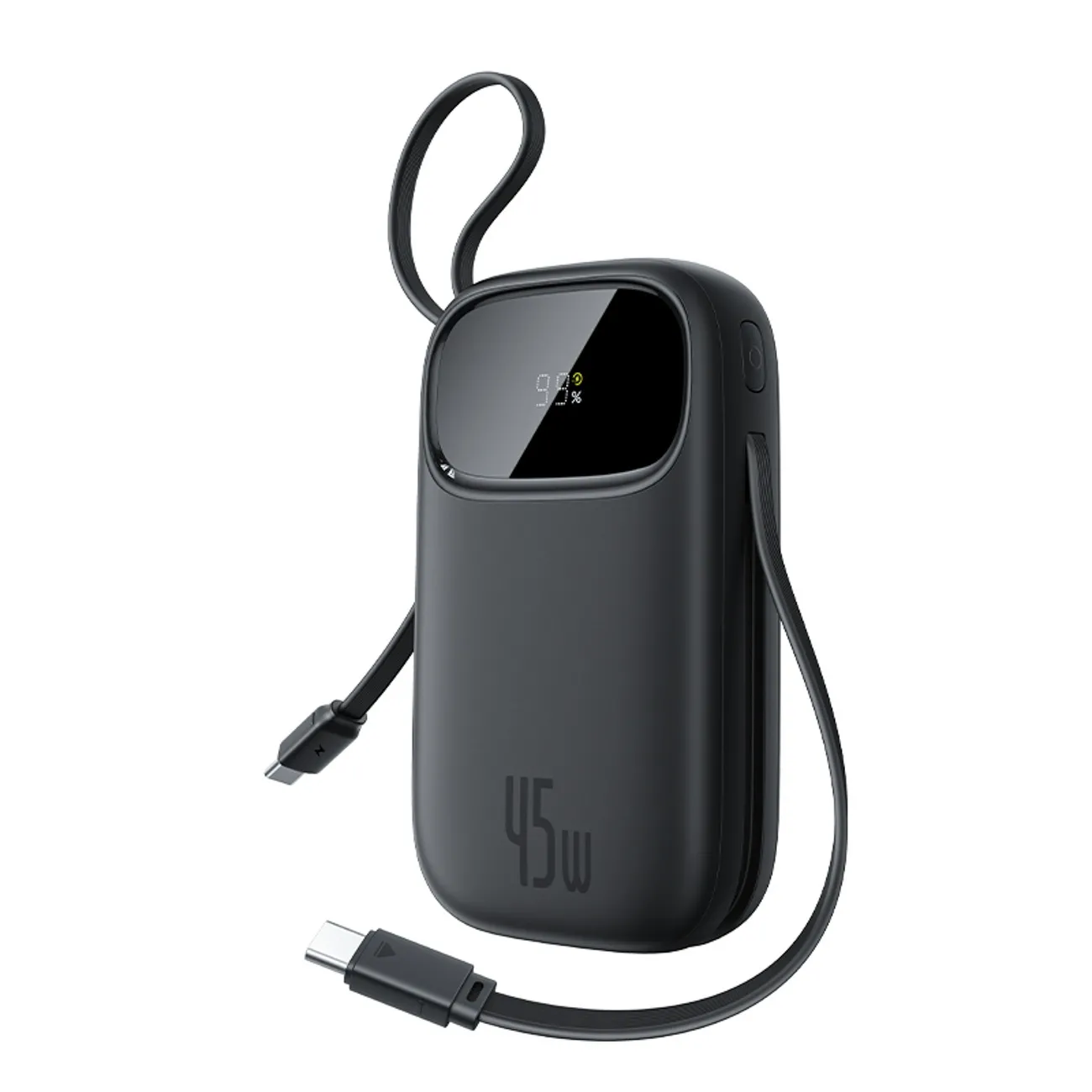 Powerbank Baseus EnerFill FC31 QPow3 20000mAh 45W z dwoma wbudowanymi kablami USB-C Czarny