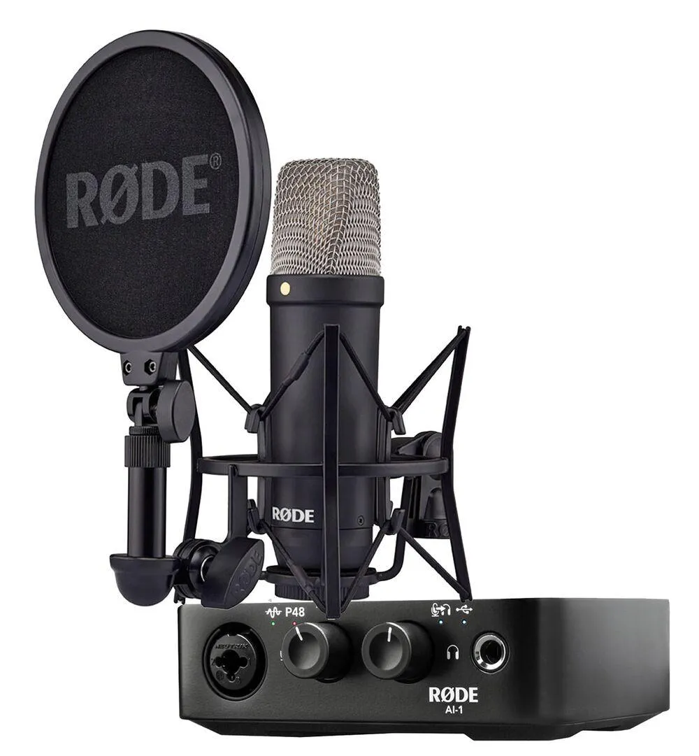 Mikrofon Rode NT1 Signature + AI-1 Studio Kit MK2 Czarny
