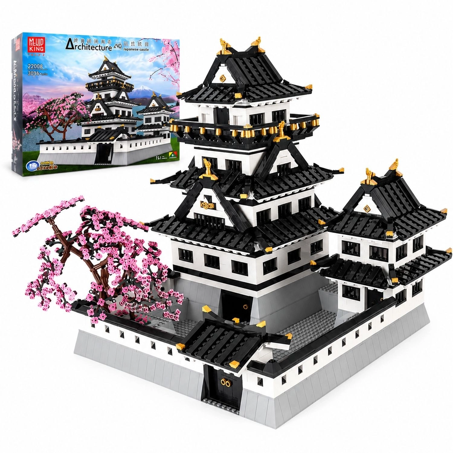 Klocki Mould King MK2206 Himeji-Jo Castle 3086 elementów