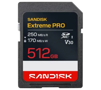 Karta pamięci SANDISK Extreme PRO SDXC 512GB 170 MB/s